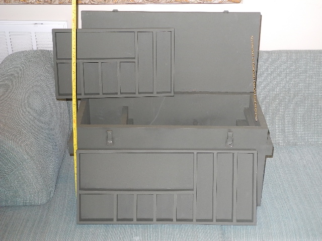 Bed or Foot Chest Wood Green
